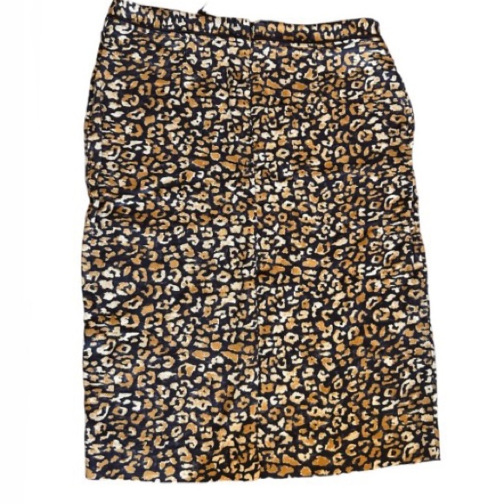 Who What Wear Watercolor Cheetah Print Pencil Skirt Size 12 New with Tags - Picture 2 of 4